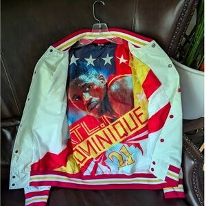 Roots of Fight Dominique Wilkins Atlanta #21 Stadium Jacket